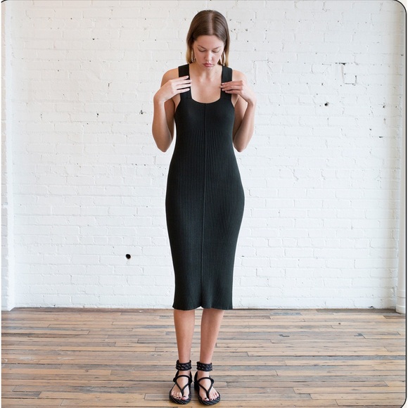 LAUREN MANOOGIAN RIB Cavorting and Cashmere DRESS IN IVORY size M - Picture 4 of 16